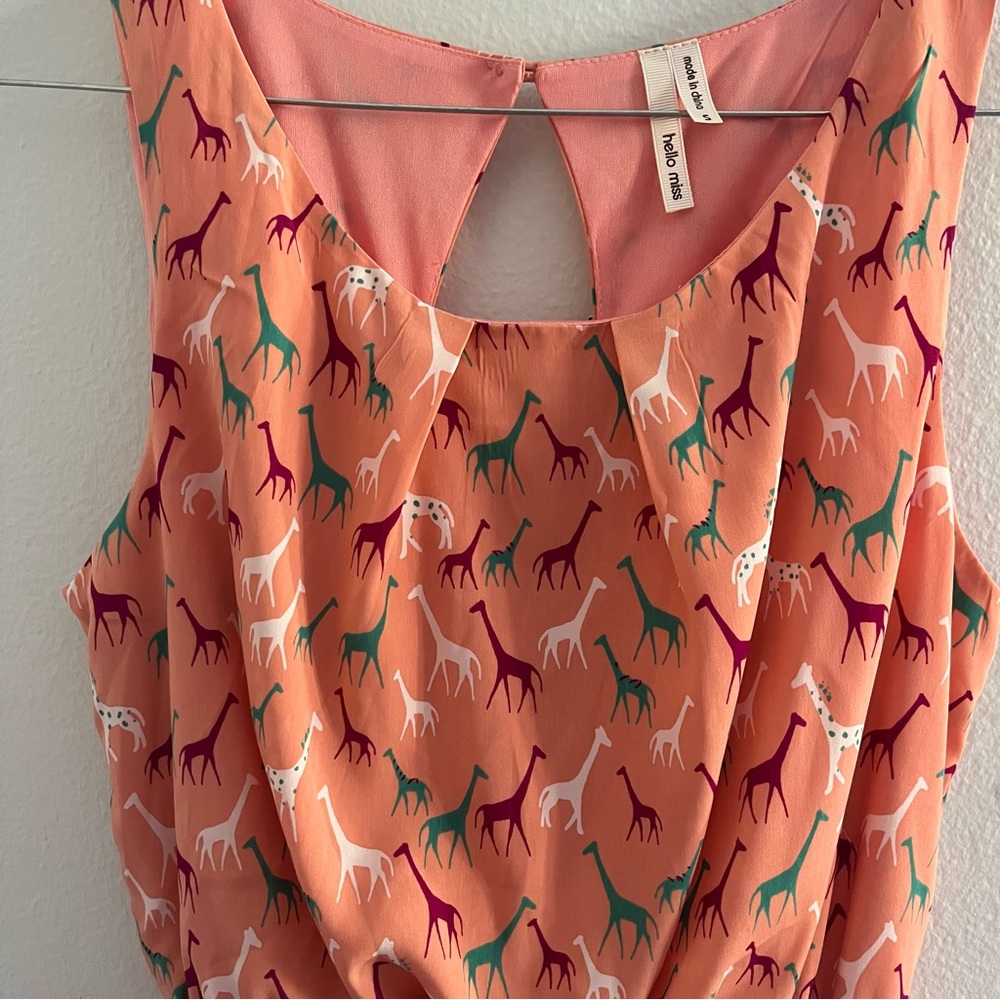 hello miss • Giraffe‎ Dress